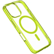 Etui i futerały do telefonów - Etui CELLULARLINE Iconic Magsafe do Apple iPhone 16 Pro Max Przezroczysto-zielony - miniaturka - grafika 1