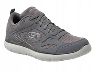 Buty sportowe męskie - Skechers Buty Męskie Sportowe Summits South Rim Szare 44 Eu - miniaturka - grafika 1
