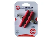 Hamulce rowerowe - Clarks Klocki hamulcowe CLARK'S CP511 MTB (V-brake, Warunki Mokre) 70mm czerwone A-CLA-CP511 - miniaturka - grafika 1