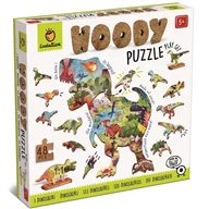 Puzzle - Drewniane puzzle konturowe Ludattica - Dinozaury 48 el. - miniaturka - grafika 1