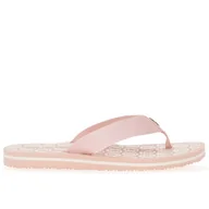 Klapki i japonki damskie - Japonki Tommy Hilfiger Emblem Beach FW0FW07900-TJQ - różowe - miniaturka - grafika 1