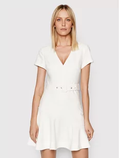 Morgan Sukienka codzienna 221-ROXANE Biały Regular Fit - Sukienki - miniaturka - grafika 1