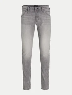 Jack&Jones Jeansy Glenn 12259333 Szary Slim Fit - Spodnie męskie - miniaturka - grafika 1