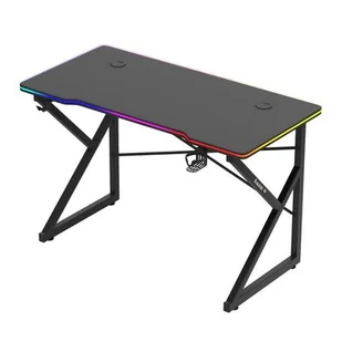 Biurko gamingowe Hero 1.7 RGB Black, 120 x 60 cm z 75 cm - Biurka gamingowe - miniaturka - grafika 1