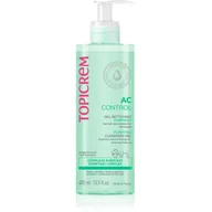 Żele do mycia twarzy - Topicrem Topicrem AC Purifying Cleansing Gel oczyszczający żel do twarzy do tłustej skóry 400 ml - miniaturka - grafika 1