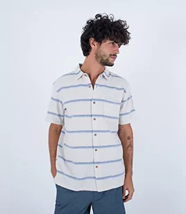 Hurley Rincon Linen S/S Koszula męska - Koszule męskie - miniaturka - grafika 1