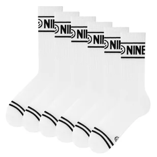 Zooksy, 6-pak długich skarpetek ribbowanych, białe, 36/40 - Skarpetki męskie - miniaturka - grafika 1