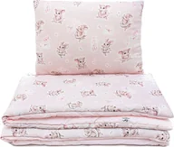 Pościel dla dzieci - PULP BAMBOO Komplet pościeli z bawełny satynowej 100x135cm - Myszki - miniaturka - grafika 1