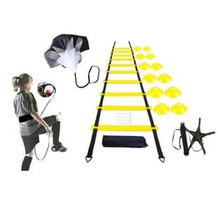 Zestaw treningowy do ćwiczenia precyzji szybkości piłka nożna cardio - Wyposażenie sportowe i gimnastyczne - miniaturka - grafika 1