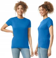 Koszulki i topy damskie - T-shirt Koszulka Damska Bawełna SOFTSTYLE Gildan GIL64000 NIEBIESKI Royal L - miniaturka - grafika 1