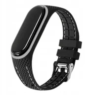 Akcesoria do smartwatchy - Pasek z elastomeru LIFESTYLE do XIAOMI Mi Band 7 czarny 03 - miniaturka - grafika 1