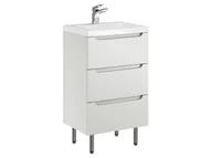 Szafki łazienkowe - Szafka Stojąca Z Umywalką ETH 50 cm - Kaszmir Mat - miniaturka - grafika 1