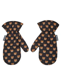 MOSCHINO Rękawiczki Damskie 65393 M3003 Czarny - Rękawiczki - miniaturka - grafika 1