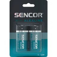 Baterie i akcesoria - Bateria alkaliczna, C (LR14), ogniwo typ C, 1.5V, Sencor, blistr, 2-pack - miniaturka - grafika 1