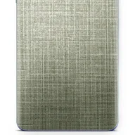 Akcesoria do tabletów i e-booków - Folia naklejka skórka strukturalna na TYŁ do TCL Tab 10L -  Tkanina Lniana - apgo SKINS - miniaturka - grafika 1