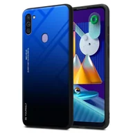 Etui i futerały do telefonów - Pokrowiec Do Samsung Galaxy A11 / M11 Etui w NIEBIESKO - CZARNY TPU Obudowa Case Cover Plecki Ochronny Cadorabo - miniaturka - grafika 1