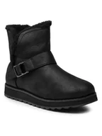 Śniegowce damskie - Skechers Buty Cabin Feels 167246/BBK Czarny - miniaturka - grafika 1