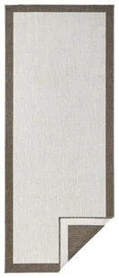 bougari Dywanik do łazienki Panama kremowy brąz w-& Outdoor 103107-80x350 - Dywaniki łazienkowe - miniaturka - grafika 1