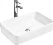 Umywalki - Umywalka Mexen Mexen Catia umywalka nablatowa 61 x 41 cm biała - 21316100 - miniaturka - grafika 1