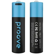 Ładowarki i akumulatory - Akumulatorki AA 1600 mAh USB-C PROOVE (2 szt.) - miniaturka - grafika 1