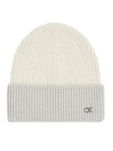 Calvin Klein Czapka Metal Two-Tone Chunky K60K612598 Kolorowy - Czapki damskie - miniaturka - grafika 1