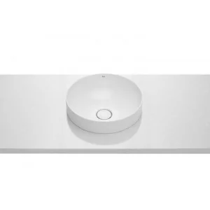 Roca A32752RS00 INSPIRA ROUND Umywalka 370x370 H75 mm FINECERAMIC $542 Supraglaze$543 - Umywalki - miniaturka - grafika 1