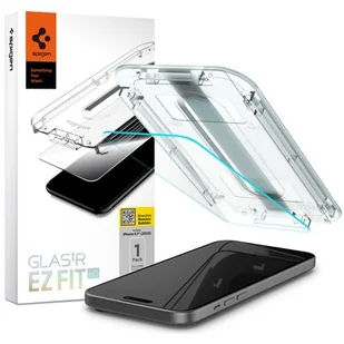 Szkło hartowane SPIGEN Glas.TR EZ Fit do Apple iPhone 15 - Szkła hartowane na telefon - miniaturka - grafika 1