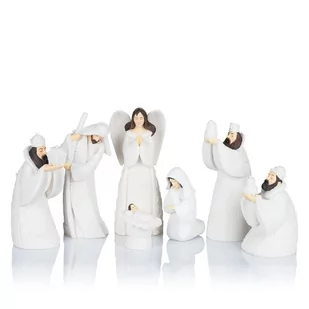 SZOPKA Święta Rodzina | zestaw figur do szopki | figurki do szopki Maryja św. Józef Dzieciątko Jezus Trzej Królowie Anioł | SZOPKA pod choinkę - Ozdoby bożonarodzeniowe - miniaturka - grafika 1