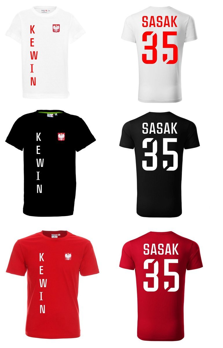 Damska Koszulka Kewin SASAK 35 POLSKA Siatkówka