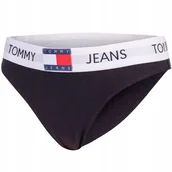 Majtki damskie - TOMMY HILFIGER BIKINI DAMSKIE MAJTKI 1 PARA CZARNE r.XS - miniaturka - grafika 1