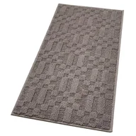 Dywaniki łazienkowe - Dywanik łazienkowy 3D Miękki Chłonny Antypoślizgowy Dywanik Nocny 45x75 Cm Brązowy - miniaturka - grafika 1