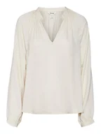 Bluzki damskie - Vero Moda Bluzka w kolorze kremowym - miniaturka - grafika 1