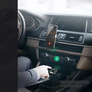 UGREEN Transmiter FM Bluetooth 5.0 ładowarka samochodowa MP3 3x USB TF micro SD 4,8 A czarny (ED040 70717) - Transmitery FM - miniaturka - grafika 6