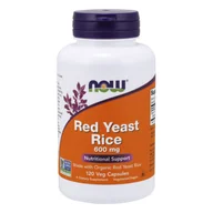 Witaminy i minerały - Now Foods Foods FOODS Red Yeast Rice 600mg 120 kaps. NW5741 - miniaturka - grafika 1