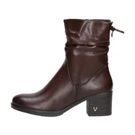 Botki damskie - Brązowe botki damskie na obcasie Vinceza 10547 Cf - miniaturka - grafika 1