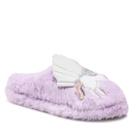 Buty dla dziewczynek - Kapcie Nelli Blu B12041A Fioletowy - miniaturka - grafika 1