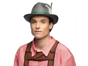 Kapelusz Bawarczyka - 1 szt. - Dodatki do strojów karnawałowych - miniaturka - grafika 1