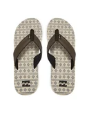 Klapki i japonki męskie - Billabong Japonki EBYL100030 Brązowy - miniaturka - grafika 1