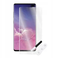 Szkła hartowane na telefon - Szkło 9H Do Samsung S10 G973 Uv + Lampa I Klej Bezbarwne Szkiełko Hartowane Szkiełko Ochronne Szybka Hartowana Na Ekran - miniaturka - grafika 1