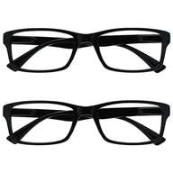 Okulary przeciwsłoneczne - The Reading Glasses Company Te okulary do czytania przedsiębiorstwach czarno-niebieski brązowy kolor liliowy Reader wartość 4er Pack Mężczyźni Kobiety rrrr92   czarny RR92-1-300 - miniaturka - grafika 1