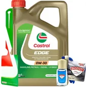 Oleje silnikowe - Castrol Edge Titanium 0W30 4L Benzyna 0700 0710 Bmw Opel Mb Zapach - miniaturka - grafika 1
