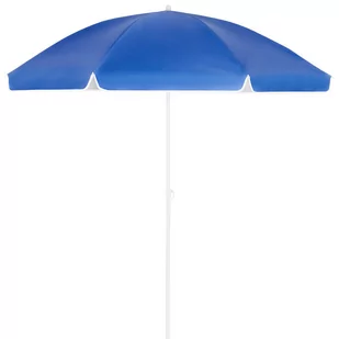 Parasol Ogrodowy Pochylny Średnica 180Cm Niebieski - Parasole ogrodowe - miniaturka - grafika 1