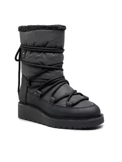 Śniegowce damskie - Calvin Klein Jeans Śniegowce Plus Snow Boot YW0YW00731 Czarny - grafika 1