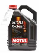 Oleje silnikowe - MOTUL 8100 X-clean 5W40 5L - miniaturka - grafika 1
