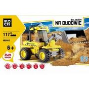 Klocki - BLOCKI Klocki Blocki Na budowie Buldożer 117 elementów - miniaturka - grafika 1