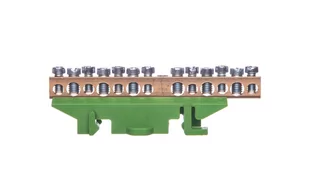 Hager Brass terminal 85 mm with socket earth KM13E - Inne akcesoria elektryczne - miniaturka - grafika 1