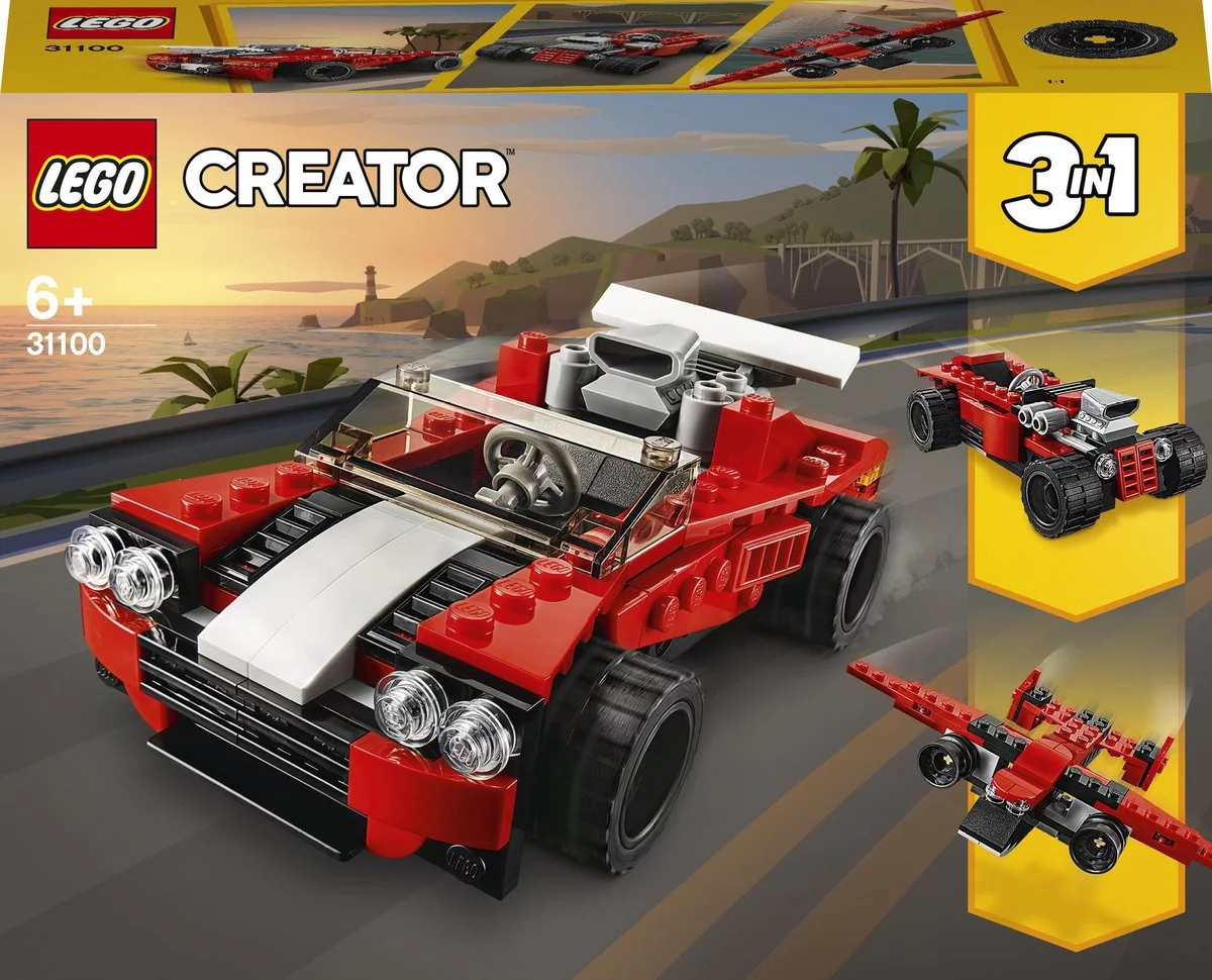 LEGO Creator 3w1 Samochód sportowy 31100