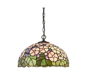 Lampy sufitowe - Prezent 201 - Żyrandol na łańcuchu TIFFANY 2xE27/60W/230V - miniaturka - grafika 1