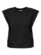 Bluzy damskie - ONLY Bluza w kolorze czarnym - miniaturka - grafika 1
