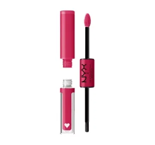 NYX Professional Makeup Professional Makeup - SHINE LOUD HIGH PIGMENT LIP SHINE - Płynna, dwustronna pomadka do ust - 6.8 ml - ANOTHER LEVEL - Szminki - miniaturka - grafika 2